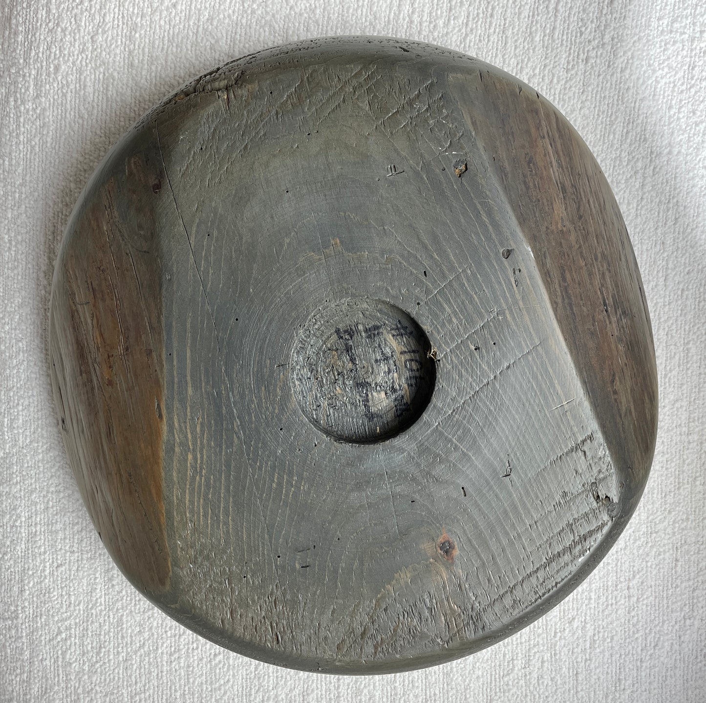 Large rustic gray bowl #106