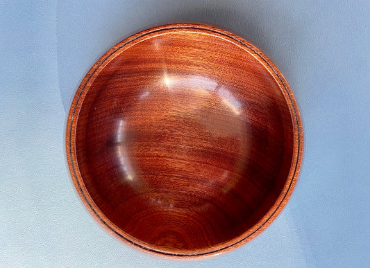 African Sapele Wood Bowl #275