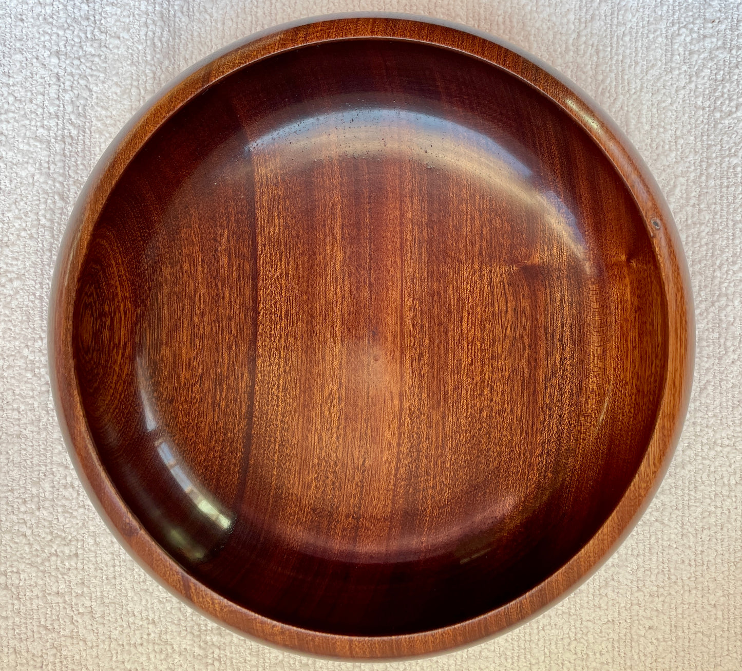 African Sapele Wood Bowl #276