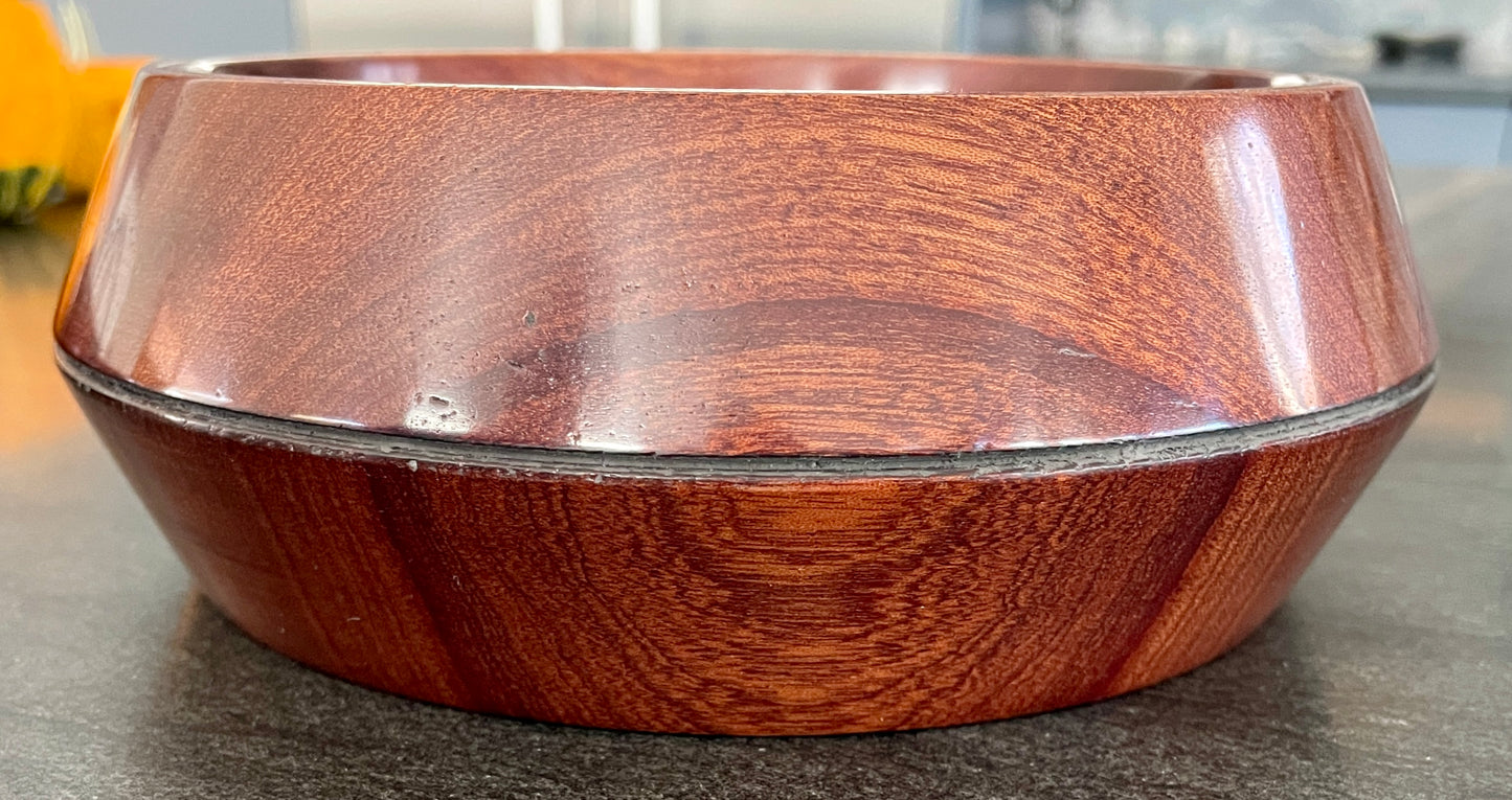 African Sapele Wood Bowl #275