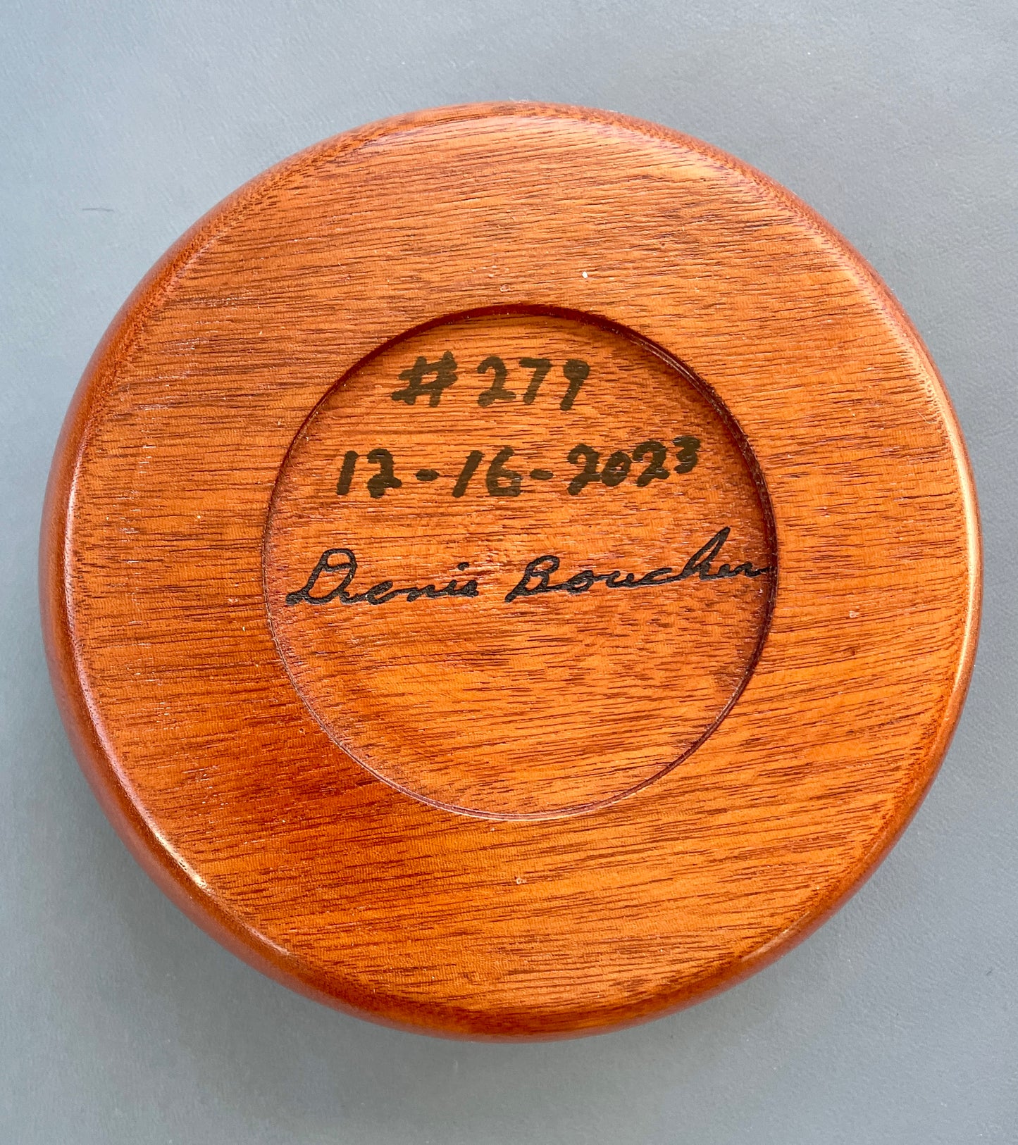 Mahogany calabash bowl #279