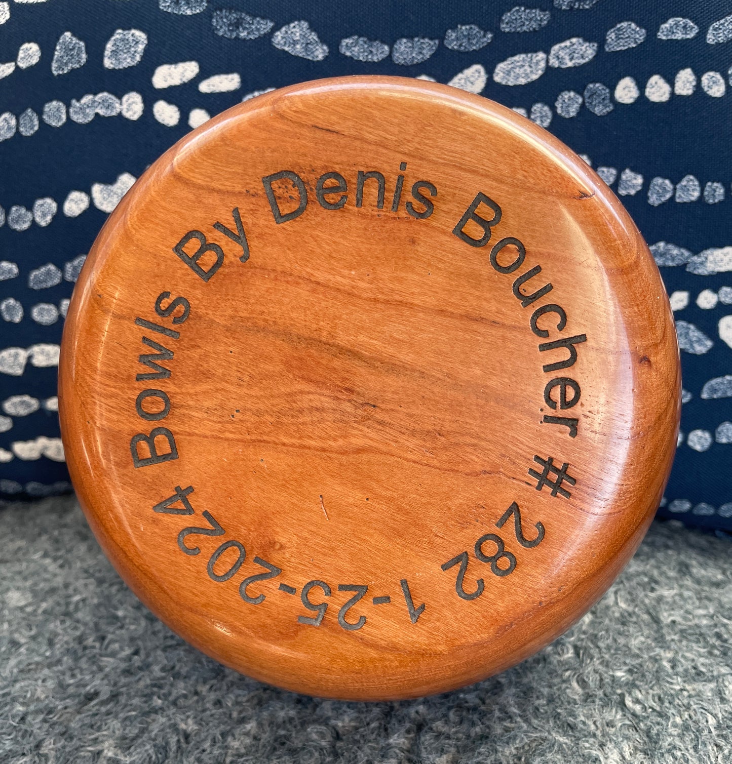 Cherry calabash bowl #282