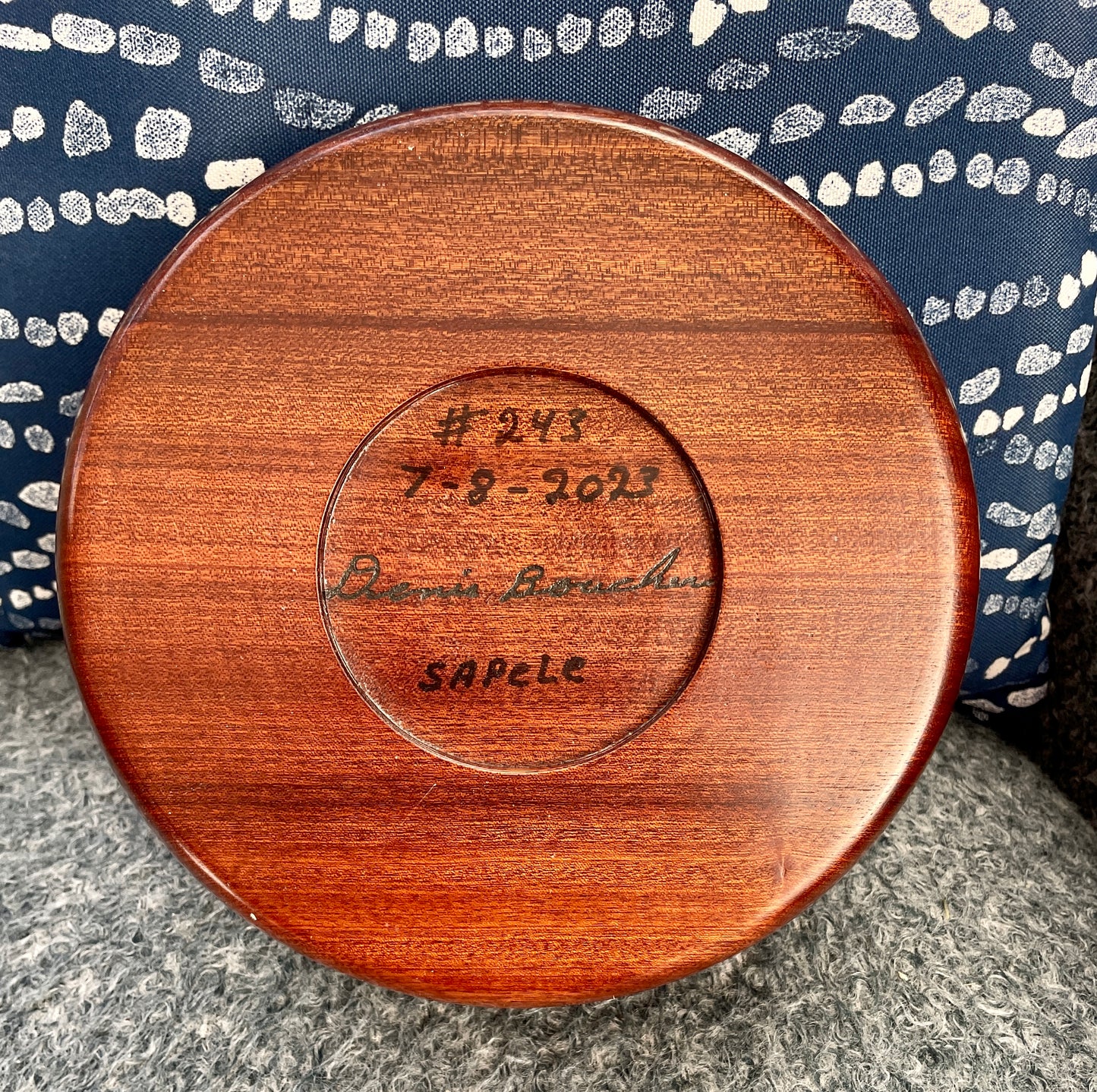 African Sapele bowl