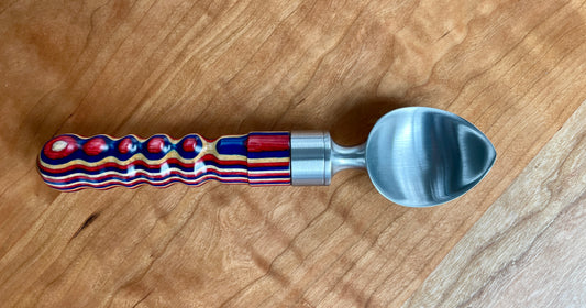 Red, White, and Blue Ice Cream Scoop