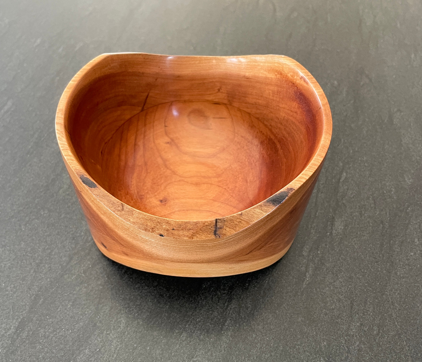 Bowl #342 Small live edge Cherry