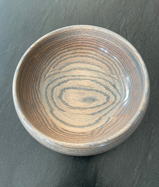 Bowl #344 Weathered Medium Red Oak