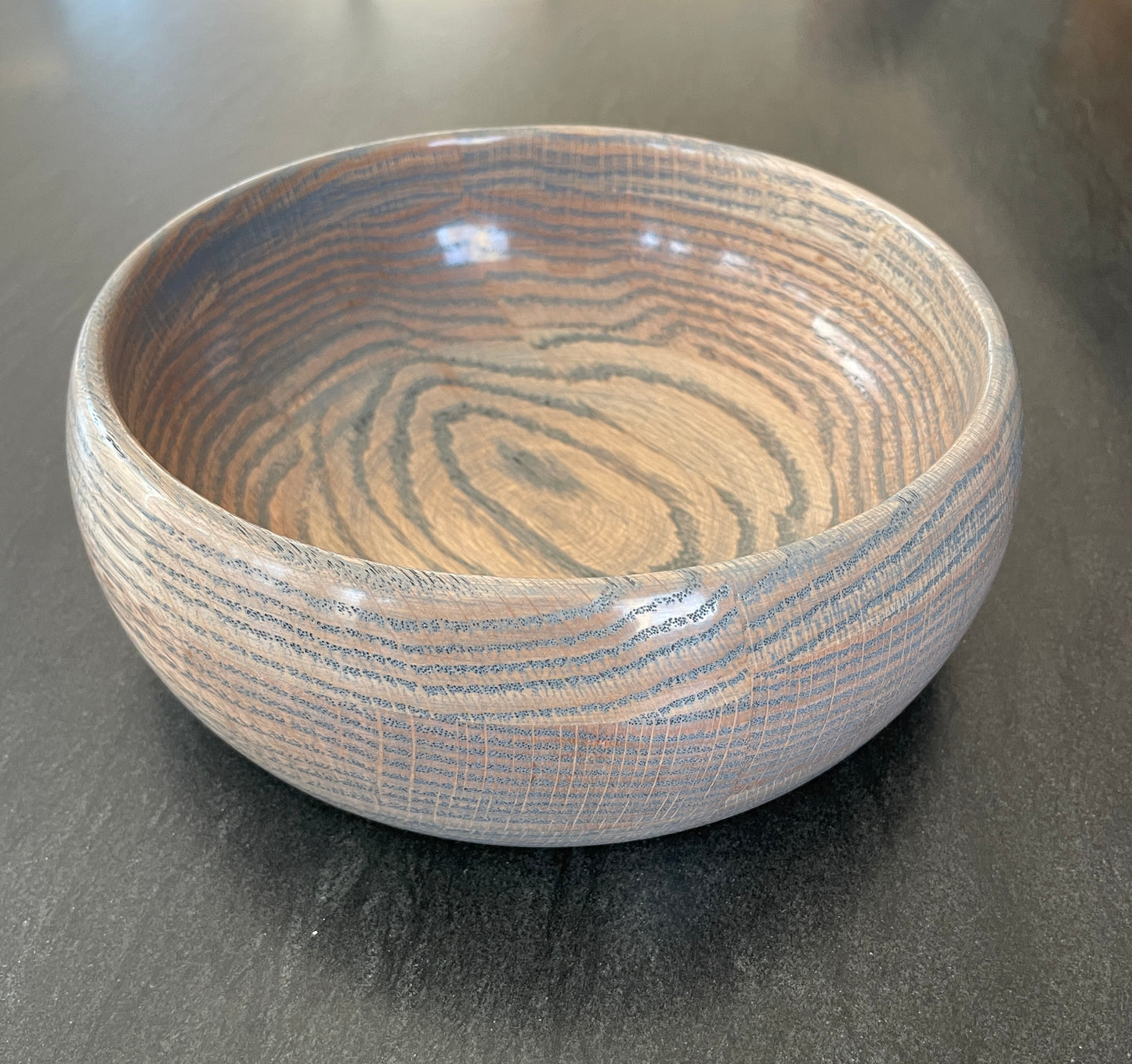 Bowl #344 Weathered Medium Red Oak