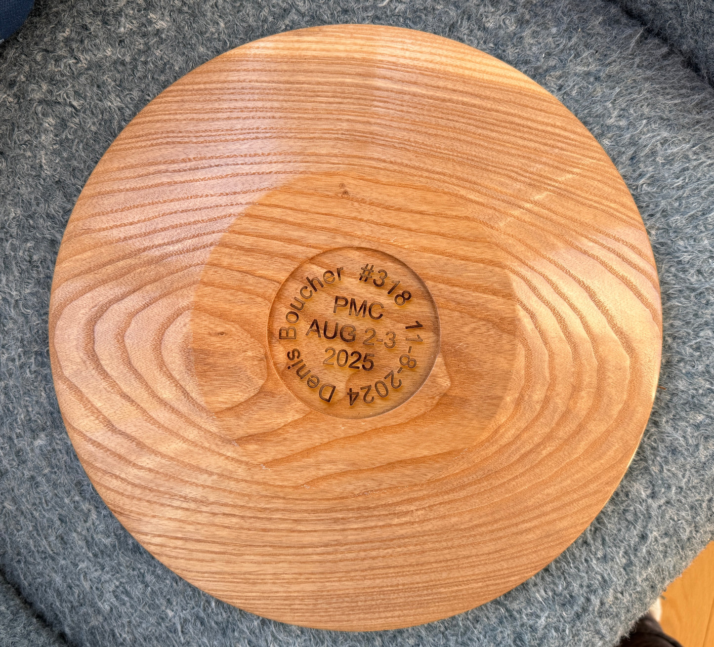 Bowl #318 Large Ash Platter