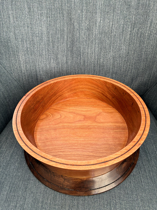 Cherry & Walnut Bowl # 376