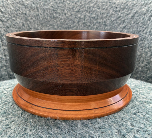 Bowl #380 Walnut and Cherry bi-colored bowl