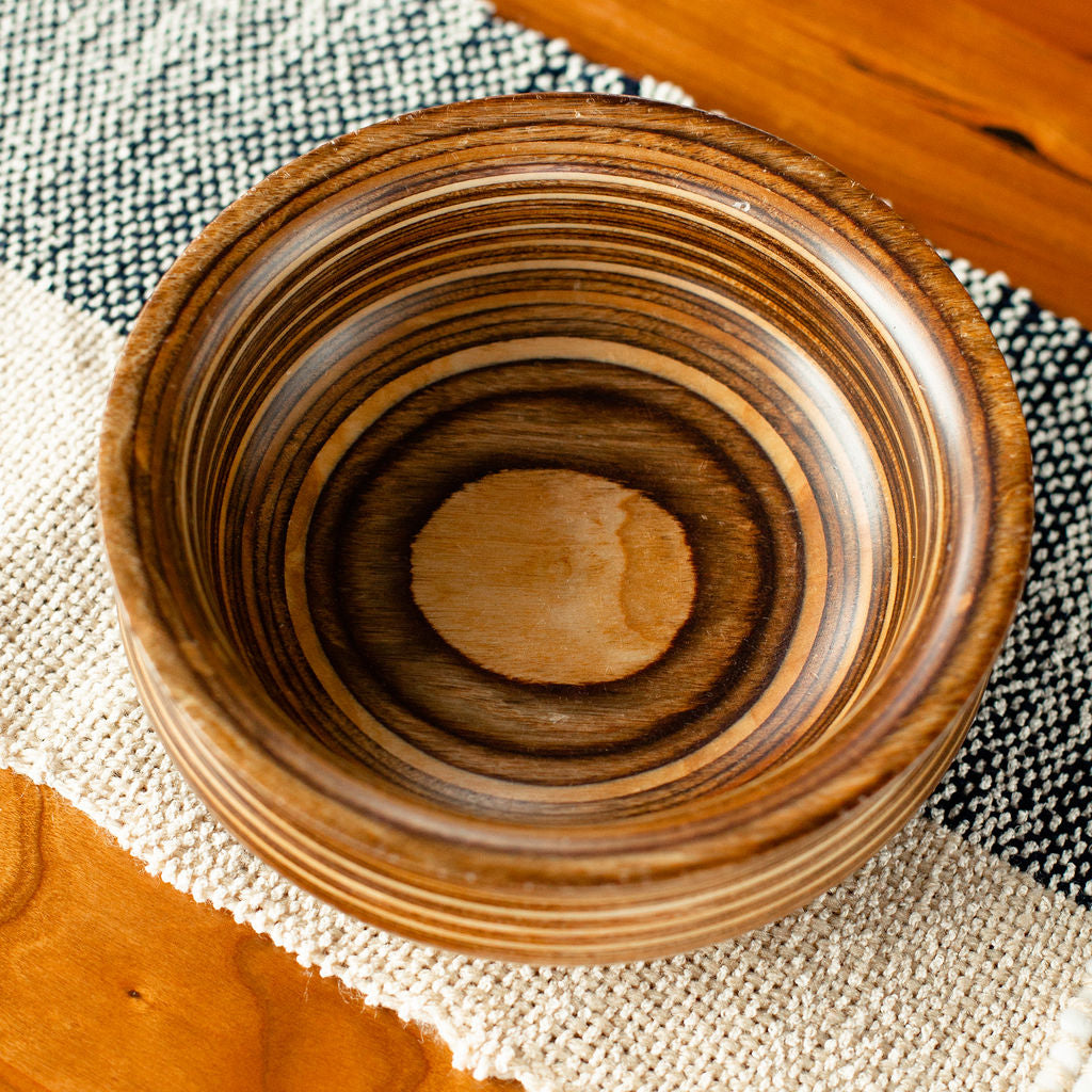 Colored Plywood Bowl