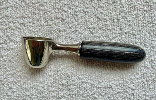 Colored plywood coffee scoop