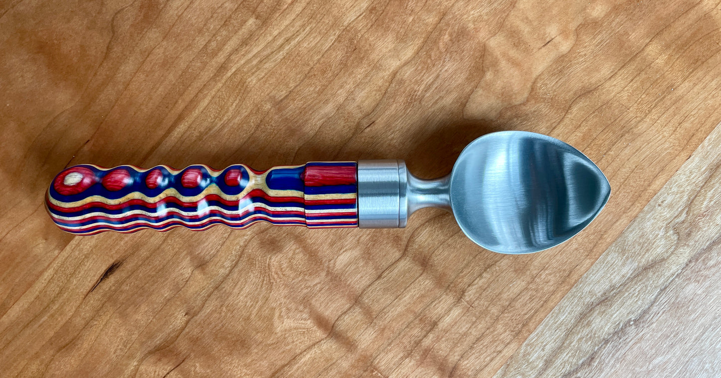Red, White, and Blue Ice Cream Scoop