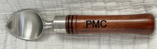 Celebrate PMC Right handed Walnut Ice Cream Scoop