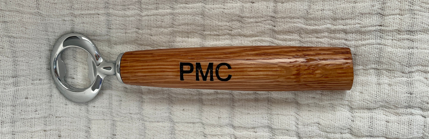 Celebrate PMC Oak Bottle Opener