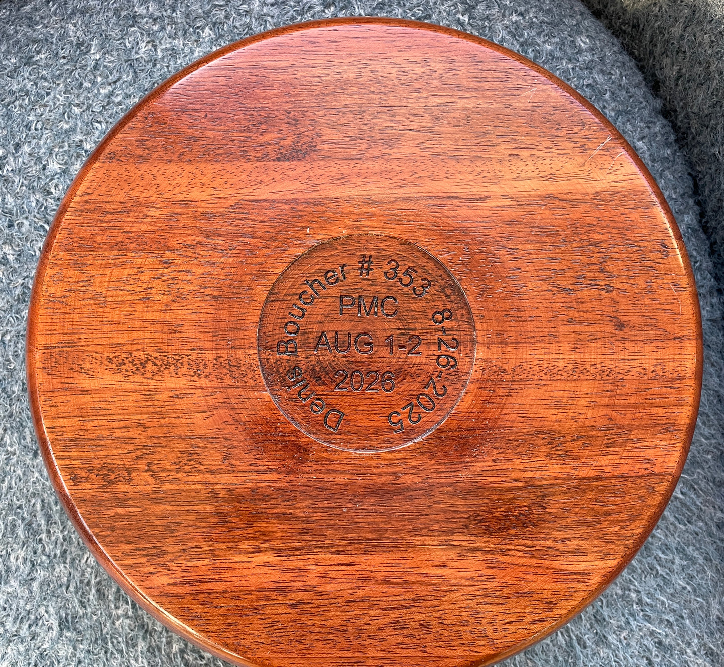 Bowl #353 Large Brazilian Cherry Bowl celebrates the PMC