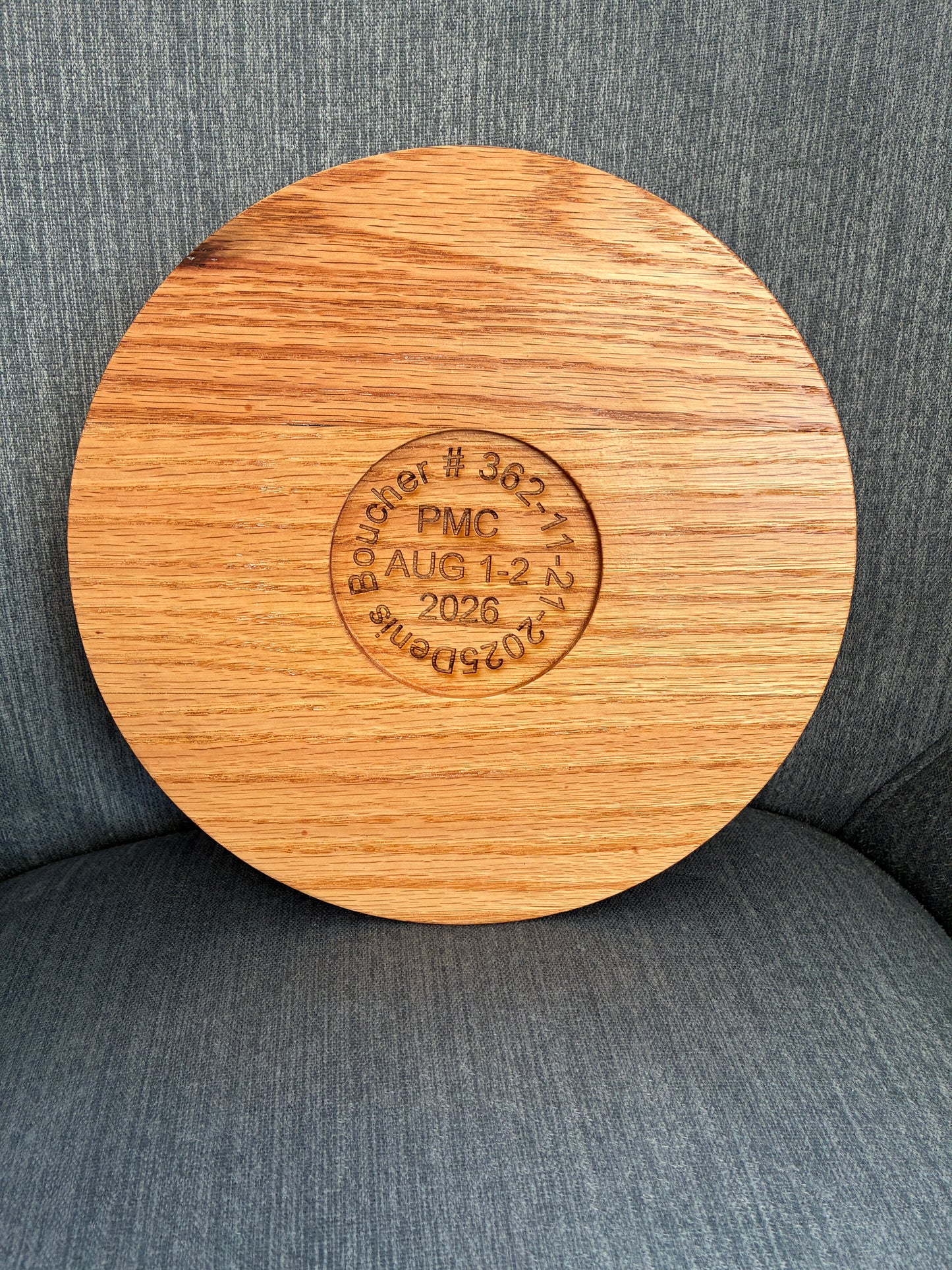 Bowl #362 Red Oak with mouse