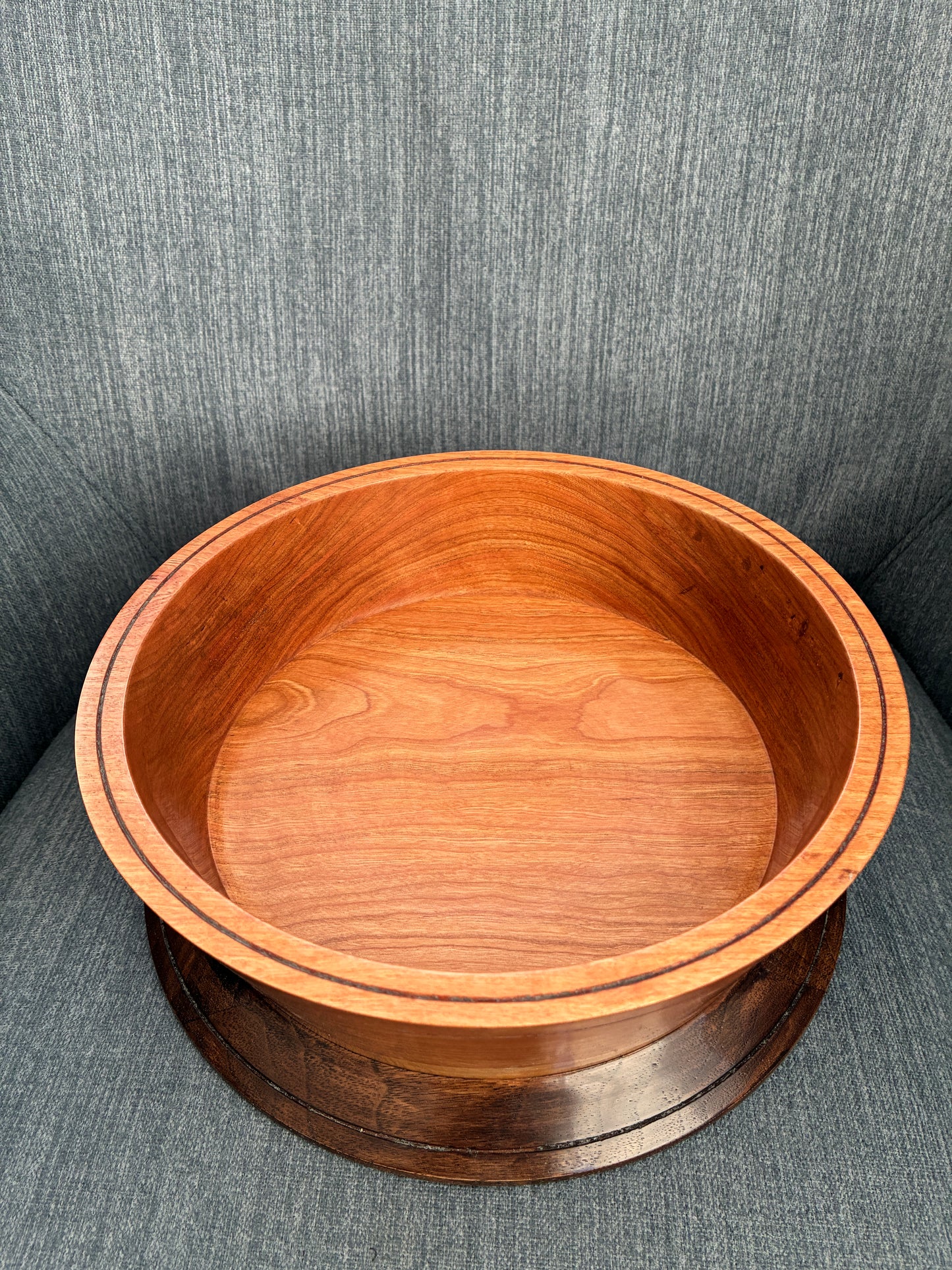 Cherry & Walnut Bowl # 376