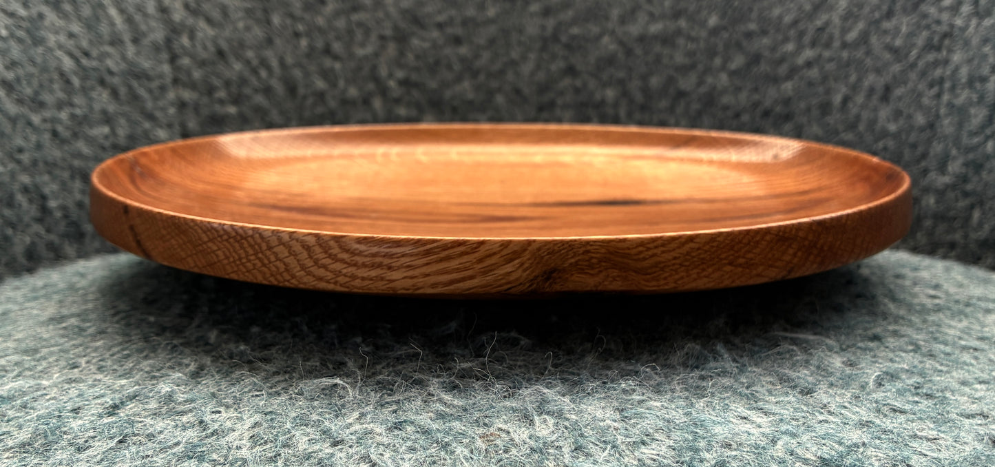 #379 Medium size oak platter