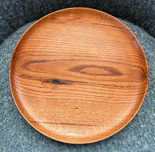 #379 Medium size oak platter