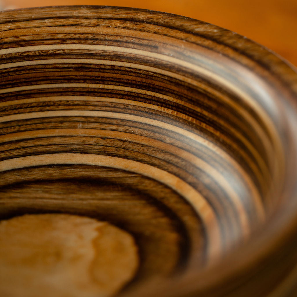 Colored Plywood Bowl
