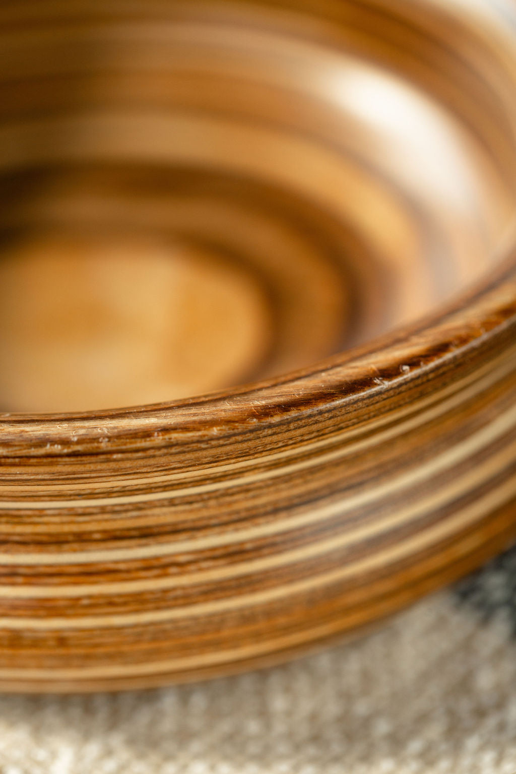 Colored Plywood Bowl