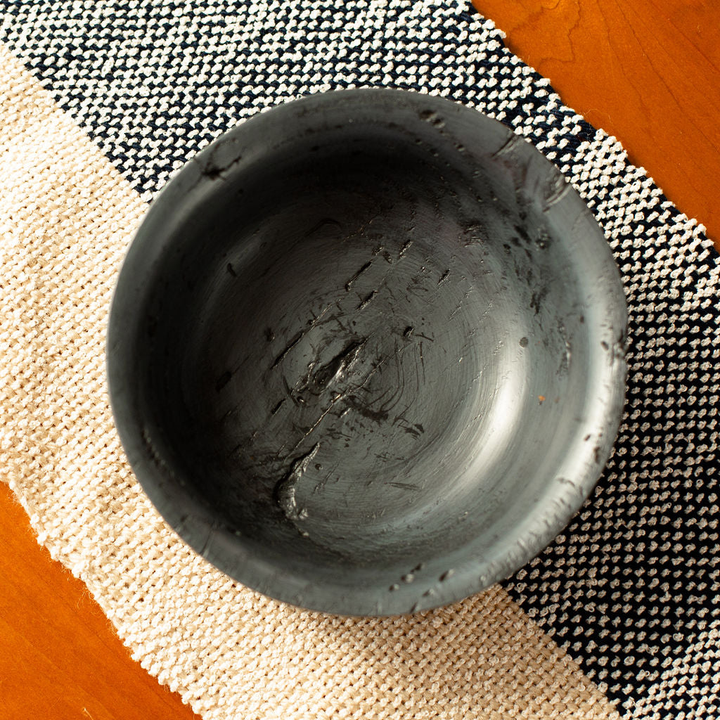 Gray Distressed Oak Bowl