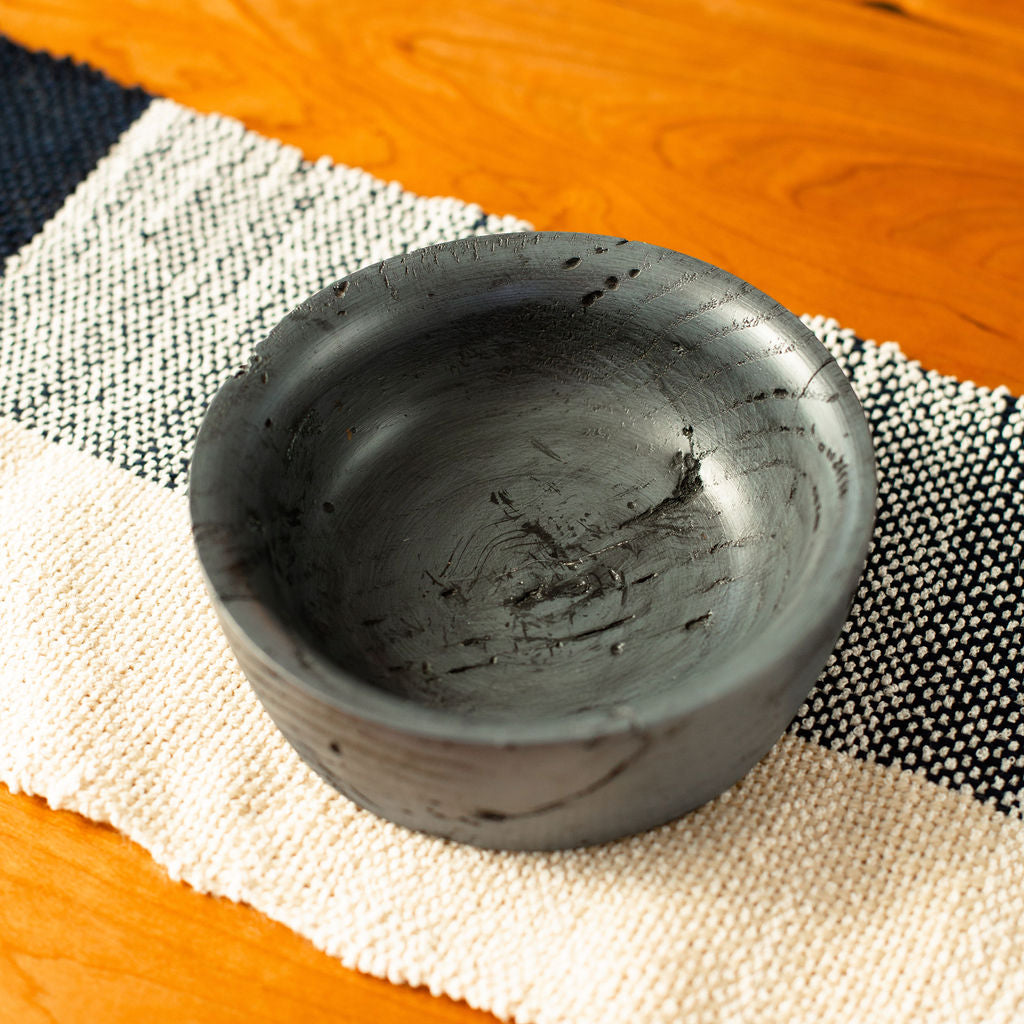 Gray Distressed Oak Bowl